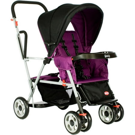 Joovy - Caboose Tandem Sit and Stand Stroller, Purpleness