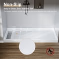 thumbnail image 4 of Shower Pans Bathroom Accessories – 60x32 Inch Non-Slip Fiberglass Shower Base (Left Drain), w/ 304 Stainless Steel Strip Cover – 3-Sided Water Retaining for Home & RV Use, 4 of 7