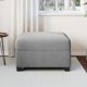 thumbnail image 4 of Moderno gris accent chair con hidden almacenamiento: oversized forrado armchair, detachable armrests, cozy reading chair para sala de estar o dormitorio, 4 of 7