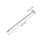 Spiral Deck Nails Stainless Steel Nail Spiral Shank 77mmx3mm(LxD) , 12Pcs