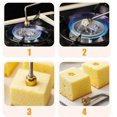 thumbnail image 6 of Hzzsbu Cake Branding Iron with Wood Handle, 3cm Heating Metal Stamping Tool for Dessert Decorating, 6 of 7
