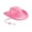 Light pink, variant on Cowboy Hat for Men Women, Western Silhouette with Wide Brim, Sturdy and Rugged for Ranch Wear, Outdoor Events, and Western Parties,Black(One Size)