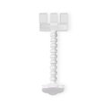 thumbnail image 3 of Mascota selfie stick con clips de alimentos clip-on 360 grados rotación fotografía entrenador entrenamiento entrenamiento herramientas accesorios suministros blancos Inevent PT001730-02B, 3 of 7