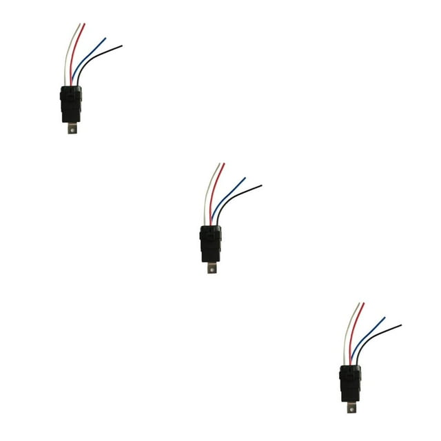Guardoinrt Car Relay Switch Waterproof Harness Controller Speaker Connector Portable Automobile Vehicle Replacement Modification 12V 4Pin 3PCS