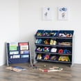 thumbnail image 4 of Humble Crew Kids Newport Bookshelf 4 Tier Book Storage, Grey/Navy, 4 of 6