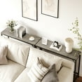 thumbnail image 4 of Towallmark Grey Console Table, Narrow Sofa Table, 39.4" Behind Couch Table for Living Room,Industrial Hallway Table for Entryway -Grey, 4 of 7