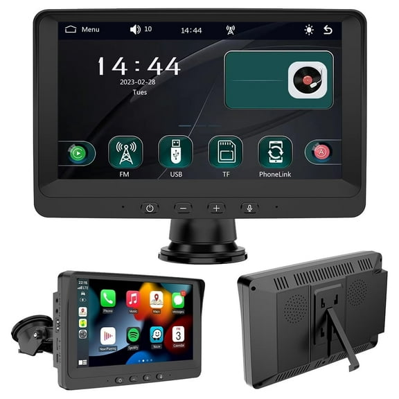 Car Stereo 7" Car multimedia system Portable Car screen for all cars GPS navigation Dashboard mount screen Android Auto