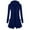 Navy, variant on Womens Zip up Hoodie Open Front Long Jacket Coats Ruffle Hem Casual Sweatshirts Flowy Lightweight Cardigan New Women's Fashion Fall Jacket Light Blue L