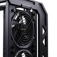 thumbnail image 3 of veddha Defender MINI 02B 2026 Upgraded Open Air ITX Gaming PC Case, CNC Machined Aluminum Mini ITX Chassis, Dual 240mm Water Cooling Support, Vertical GPU Mount, 3 of 11