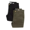 thumbnail image 1 of 2 Pack Pantalones Estilo Chino De Gabardina Hombre Holstone, 1 of 8