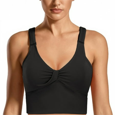 

Yskkt Women High Impact Support Sports Bras Adjustable Straps