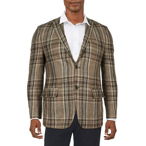 Lauren Ralph Lauren Mens Wool Classic Fit Two-Button Blazer