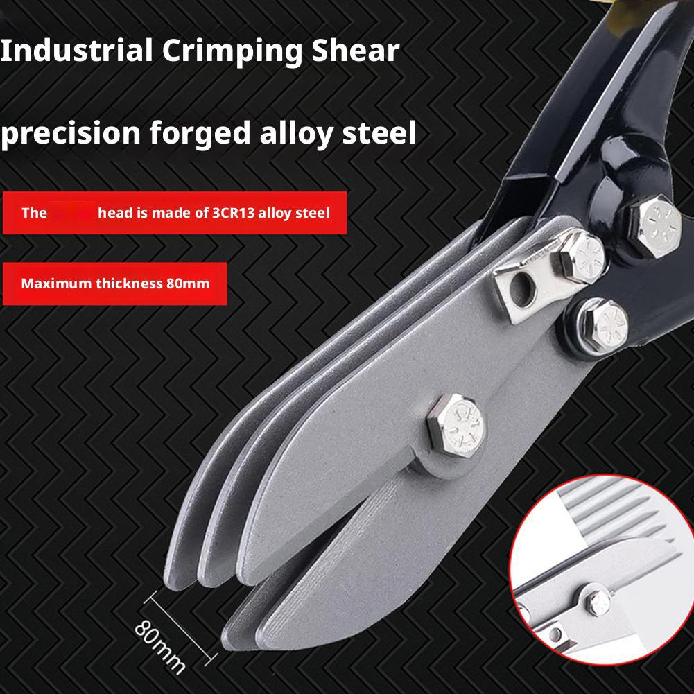 5 Sheet Metal Crimper Tools-Hand Crimper Pipe Swaging 24-28 Gauge Prevents Clogging/Swelling for Downspouts/Ductworks/HVAC