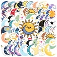 thumbnail image 3 of 35pcs Cute Moon Stickers Celestial Sun Stickers Stars Cartoon for Laptops Notebooks Suitcases, 3 of 9