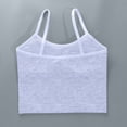 thumbnail image 6 of XEGLSBU 2 Pack Girls Training Bras Soft Longline Seamless Camisole Tank for Tweens to Teenager Undergarments Size10-14 Years, 6 of 7
