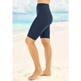 thumbnail image 3 of Swim 365 Women's Plus Size High-Waist Full-Coverage Swim Bike Short, 3 of 6