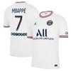 Men's Jordan Brand Kylian Mbapp- White Paris Saint-Germain 2021/22 Fourth Replica Jersey
