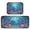 Underwater Fantasy Scene, variant on 2-Piece Kitchen Mat Set Non Slip Washable Floor Mats Decorative Rugs for Kitchen Sink Laundry Mystical Silhouette
