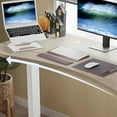 thumbnail image 2 of CometMin Electric Height Adjustable Stand up Desk Computer Table Ergonomic Desk 55" Maple Finish, 2 of 9