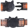 thumbnail image 3 of Collar antiestrangulamiento para gatos, collar con cascabel y pajarita, collares bonitos para gatitos y gatos, 1 unidad, naranja, 3 of 5