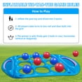 thumbnail image 4 of Pool Toys Games Set, Inflatable Floating Tic-Tac-Toe with 12 Balls, Cup Holder and Fruits Colder for Adults Teens Kids 2-8 Players, 4 of 7