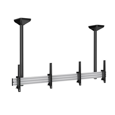 UPC: 0810041730084 | Mount-It! Tilt Ceiling Dual TV Mount for 2 LCD Displays: Screen Size: 45  to 55  MI-512B