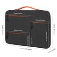 thumbnail image 3 of Laptop Bag All Round Laptop Sleeve, Four-layer Protection Design Waterproof function, Multifunctional Storage Space, Compatible with MacBook Air/Pro, For 13/14/15 inch Notebook, Surface laptop, Dell, 3 of 7