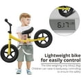 thumbnail image 4 of Balance Bike for Toddlers Boys and Girls Age 2-5, No Pedal Kids Balance Training Bicycle with Inflation-Free EVA Tires, Adjustable Handlebar and Seat, Yellow 33.9''x(20.1-22.4)'', 4 of 7