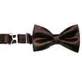 thumbnail image 3 of 6pc  Boy Formal Necktie Black & White Suit Set Satin Bow tie Baby Sm-20 Teen, 3 of 4