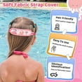 thumbnail image 3 of Kids Swim Goggles for Age 2-8, Toddler-Goggles with Fabric Strap No Leak Pain-Free, Anti-Fog Goggles for Girls Boys, 3 of 5