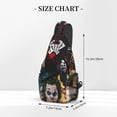 thumbnail image 3 of Joker Folie a Deux Sling Bag Crossbody Backpack Chest Bags Diagonally Travel Daypack For Women Men Adults Teen, 3 of 8