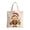 D, variant on C Santa Claus Themed Canvas Tote Bag For Christmas Gifts And Festive Carry All