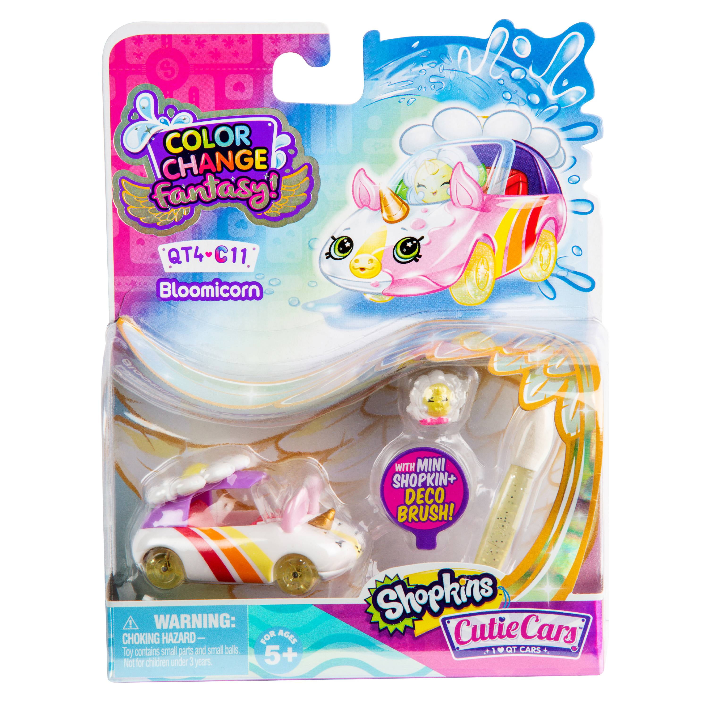 Shopkins Cutie Cars Color Changing Fantasy Bloomicorn Walmart Com Walmart Com