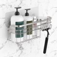 thumbnail image 6 of Luxear Shower Caddy, Luxear Adhesive Shower Organizer with Razor Holder, No-Drill Large Capacity Rustproof SUS304 Stainless Steel Shower Shelf for Dormitory, Kitchen, Bathroom Storage, 6 of 9