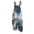 thumbnail image 2 of Iaqnaocc Jumpsuits For Women Plus Size Funny 3D Graphic Sleeveless Wide Leg Jumpers Loose Fit Adjustable Strap Jumpsuits 2026 Trendy Overalls Dark Blue 2XL, 2 of 5