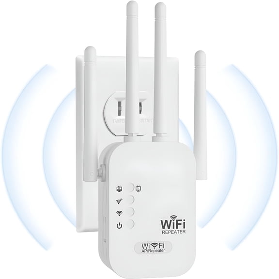 GJX Wifi Extenders Signal Booster for Home Long Range Up to 9800 Sq. Ft&40 Devices,Wifi Extender Signal Booster,Internet Booster,Long Range Wifi Extender,Quick Setup