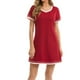 thumbnail image 1 of Vestido de Manga Corta, Cuello Redondo Color Sólido Casual Midi, Vestido de Noche de Moda Y Vestuario de Salón para Mujeres, 1 of 2
