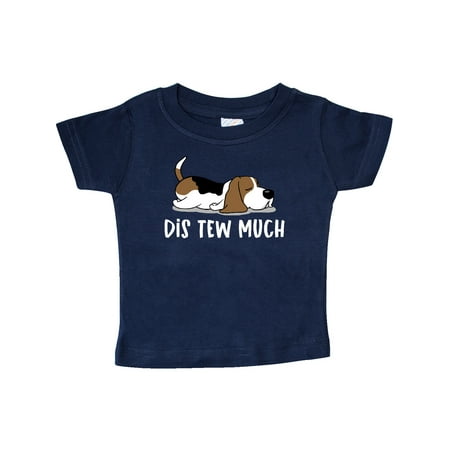 

Inktastic Napping Dis Tew Much Hound Dog Gift Baby Boy or Baby Girl T-Shirt