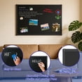 thumbnail image 5 of JILhome Magnetic Chalk Board, 47" x 35" Black Dry Erase Board, 4'x3' Blackboard for School, Office, Home, Bar, Restaurant Menu, Black Aluminium Frame, 5 of 7