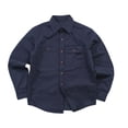 thumbnail image 5 of Bxsruta Mens Long Sleeve Shirts Casual Button Down Utility Shirts with Pockets, 5 of 6