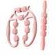 thumbnail image 4 of Rodillo de masaje circular para piernas, portátil y multifuncional, con abrazadera para piernas para entrenamiento manual. rosa, 4 of 9