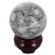 thumbnail image 1 of unbranded Bola De Cristal Decorativa Con Soporte De Madera Para Ambiente Artístico, 1 of 6