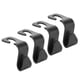 thumbnail image 1 of Gancho multiusos para el interior del asiento del coche, para colgar bolsas en el reposacabezas trasero (4 unidades, negro), 1 of 14