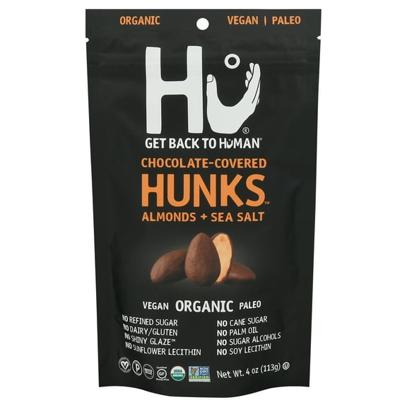 Hu Chocolate Hunks Almond Sea Salt 4 oz (Pack Of 6)