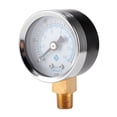 thumbnail image 2 of Manómetro, 0-200 psi/0-14 bar, carcasa de acero inoxidable, montaje inferior NPT de 1/8", manómetro de aire Manómetro de agua Manómetro hidráulico Manómetro de aceite, manómetro radial, 2 of 5