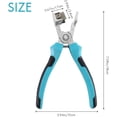 thumbnail image 5 of V-Shaped Rubber Strip Scissors 90 Degree for Doors Window Sealing Industrial Grade Right Angle Rubber Strip Scissors, 5 of 5