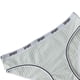 thumbnail image 3 of Gibobby Ropa interior bikini elástica para mujer Ropa interior breve de bikini de algodón a través de la cintura para mujer(Azul， L), 3 of 4