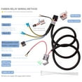 thumbnail image 6 of FARBIN Horn Wiring Harness Relay Kit for Car Truck 80a 4pin Spst Normally Open (Relay 4 pin double horn wiring harness, 12V), 6 of 8
