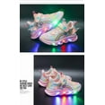 thumbnail image 3 of Children's LED Casual Shoes Girls Breathable Non-Slip Light-Up Sneakers Luminous Sneakers for Girls Sport Running Walking School Shoes, 3 of 5