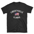 thumbnail image 1 of Libertyville Illinois Patriot Men's Cotton T-Shirt, 1 of 1